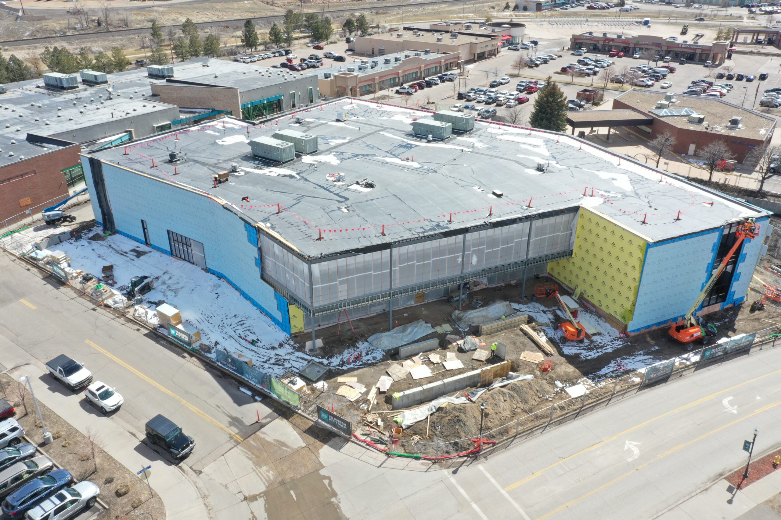 Castle Rock Library On Track For Summer 23 Grand Opening Fransen Pittman   DJI 0500 Scaled 